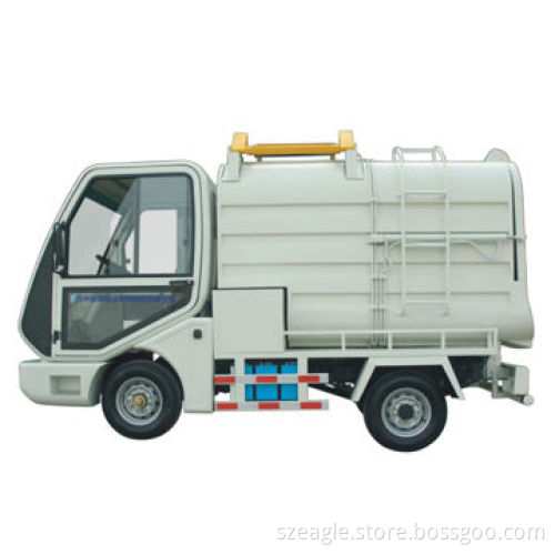 Electric liquid Garbage Collecting Truck, 1500kg Loading Capacity, with Garbage Bin Hydraulic Lifter